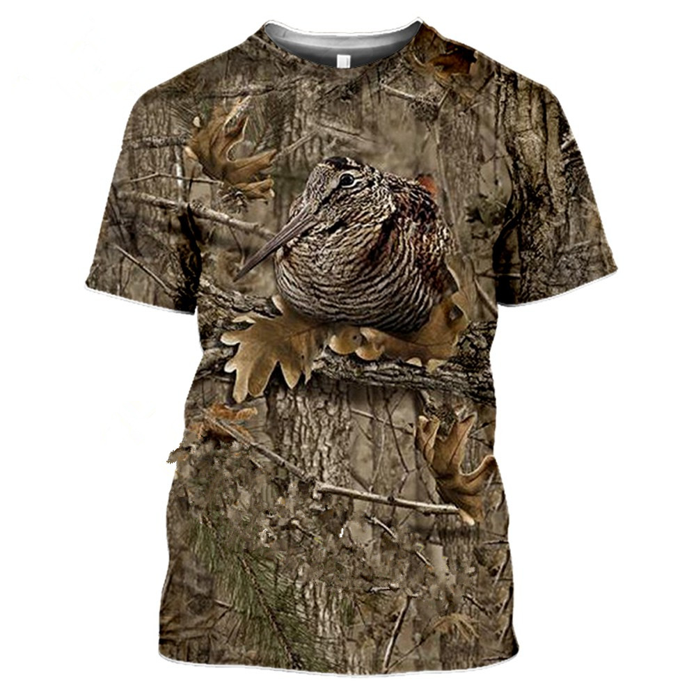 Outdoor Hunting T Shirts - Summer Casual Men's T-shirt Fashion Outdoor