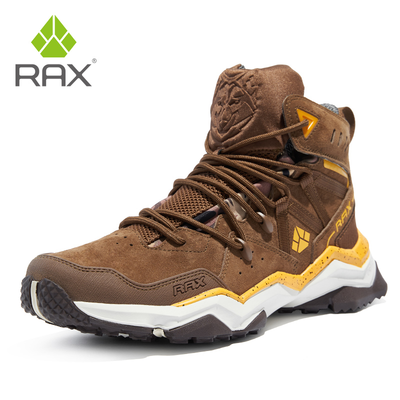 Outdoor Hunting Boots For Men - RAX Men Hiking Shoes Mid-top Waterproof