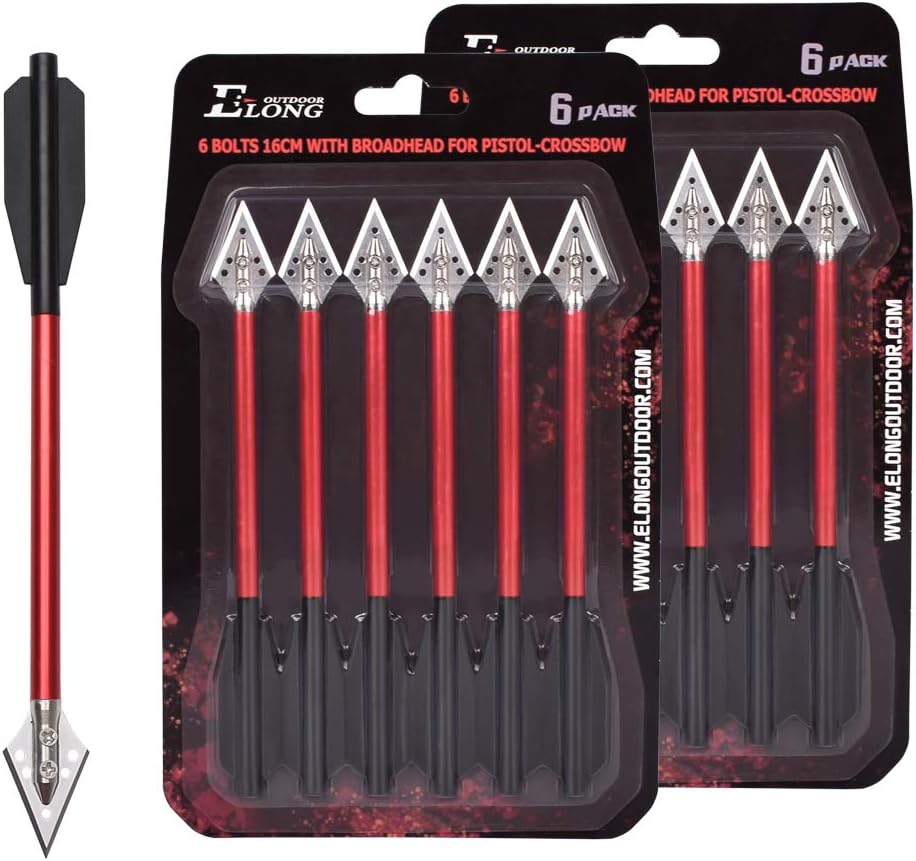 Crossbow Bolt Broadhead - Aluminium Crossbow Bolts Arrows 6.5