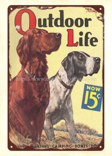 Hunting Dog Outdoor Shop - 1936 OUTDOOR LIFE magazine hunting dog