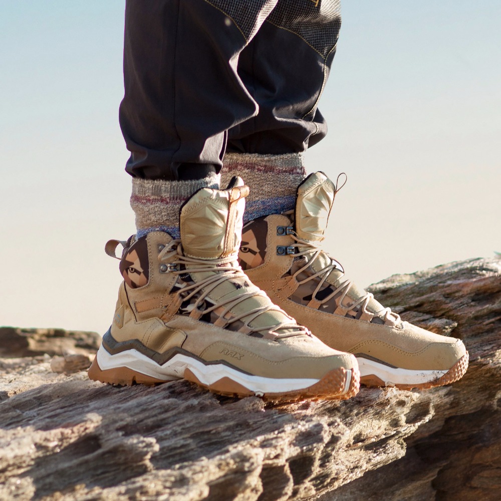 Outdoor Hunting Boots For Men - RAX Men Hiking Shoes Mid-top Waterproof