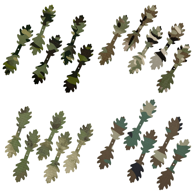 Ghillie Suit Woodland - 5Pcs/set 3D Camouflage Strips Tactical Paintball