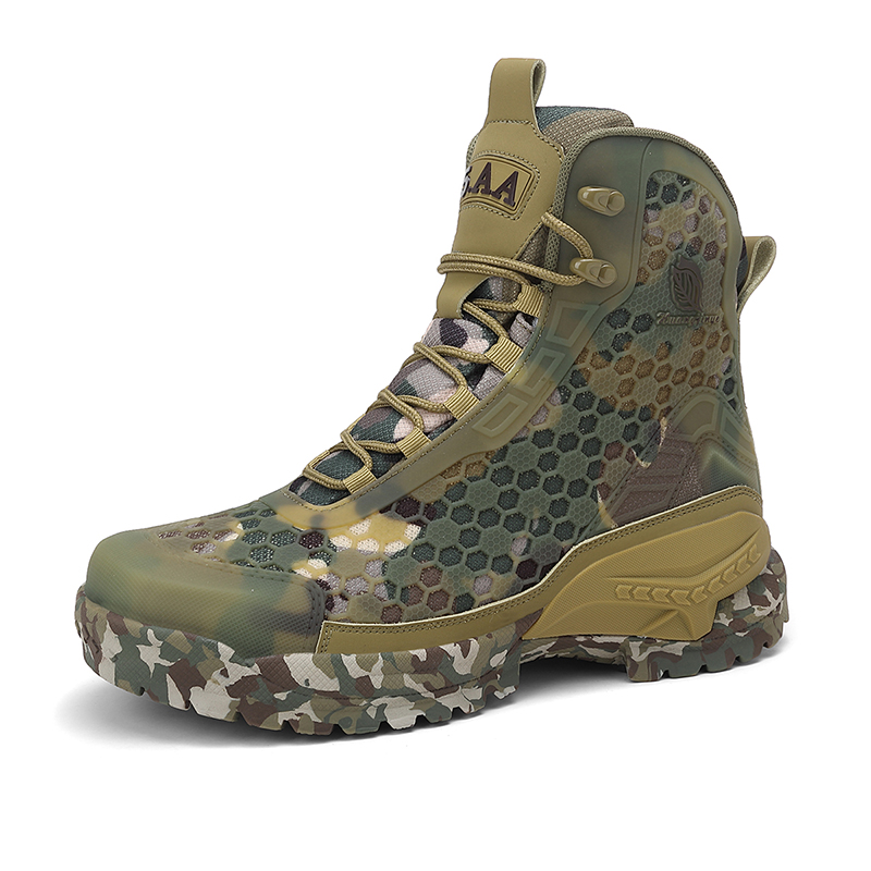 Outdoor Hunting Boots For Men - Men Hiking Shoes Waterproof Tactical Boots