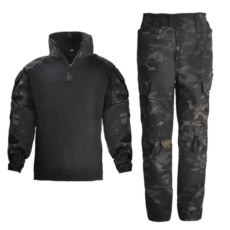Camouflage Hunting Jacket - Kids Tactical Uniform Hunting Clothing Sets