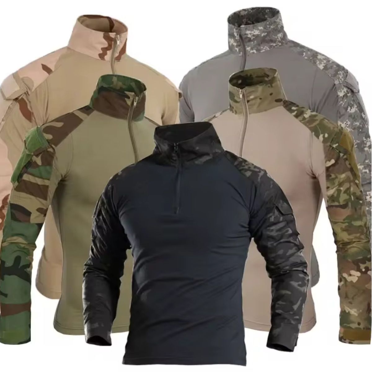 Outdoor Hunting T Shirts - Men'sOutdoor Tactical Hiking T-Shirt, Combat Military
