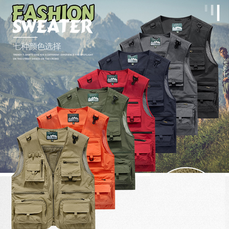 Outdoor Hunting Photography - Spring and Autumn Mesh Quick-Dry Vest