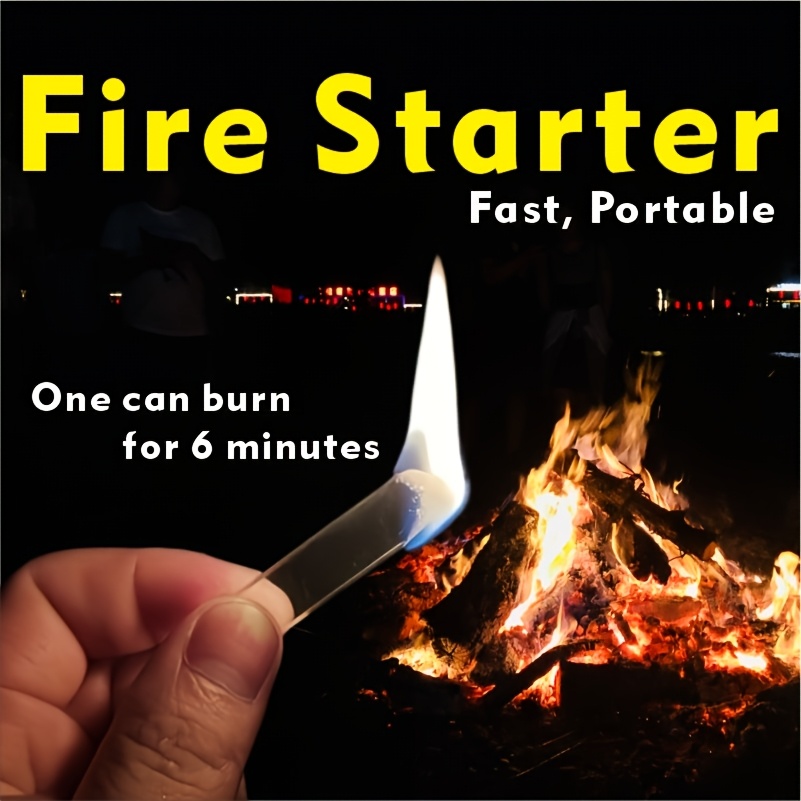 Fire Starter Waterproof - Fire Starter Sticks 60 Pcs Clear
