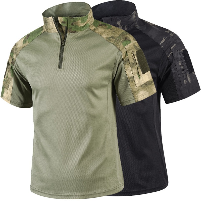 Mens Summer Camo Tactical Shir - Outdoor Hunting T Shirts review and price