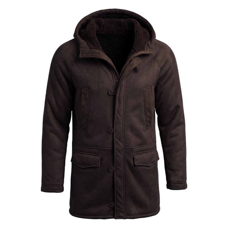New Men's Faux Fur Lined Hoode - Outdoor Hunting Coat review and price
