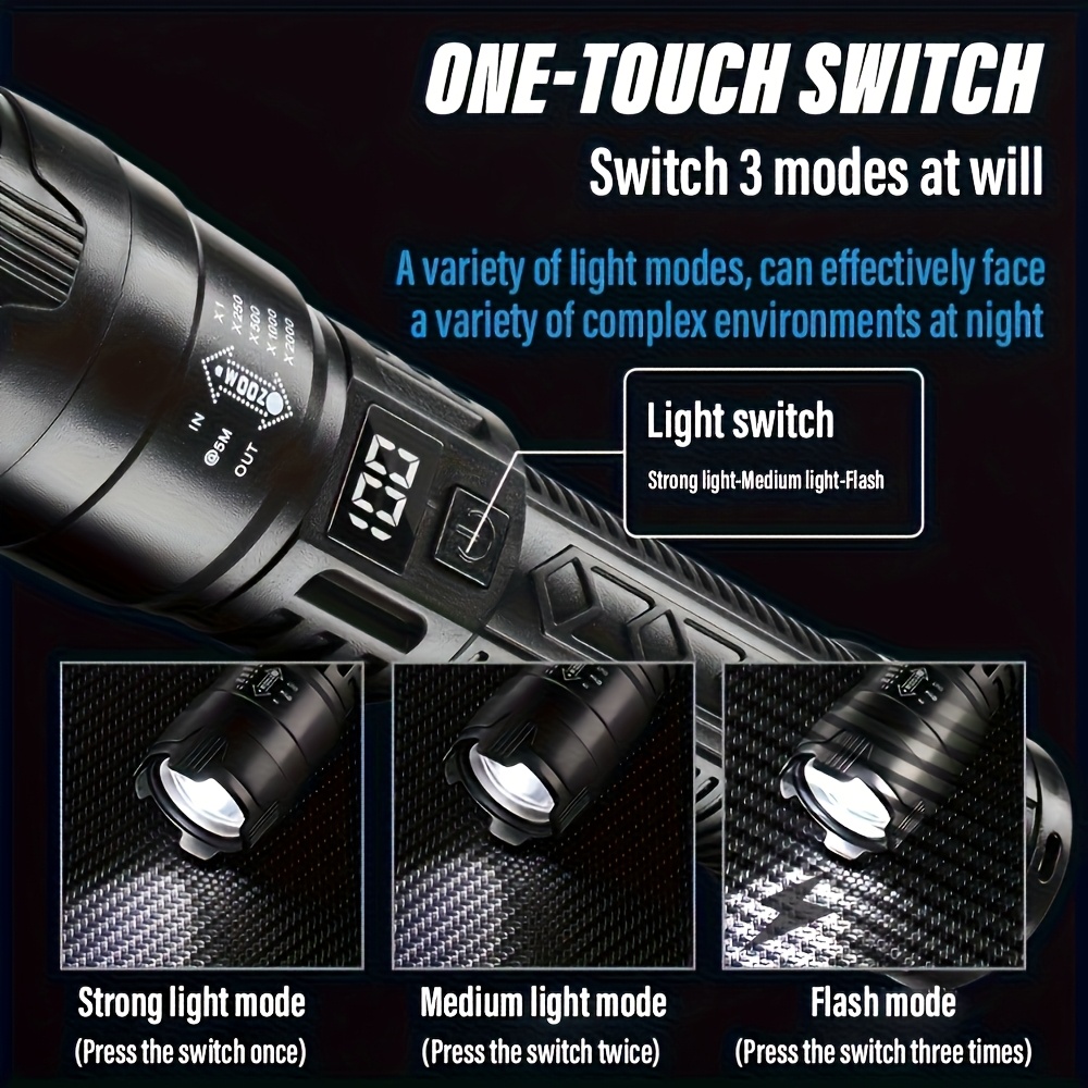High Strong Power Led Flashlig - Tactical Flashlight Rechargeable review and price