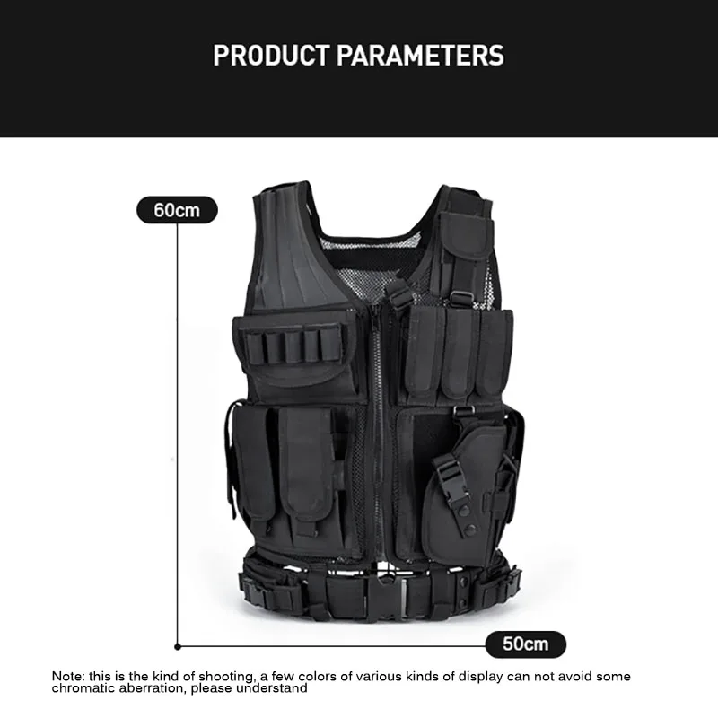 Adjustable Molle Tactical Vest - Hunting Outdoor Jacket review and price