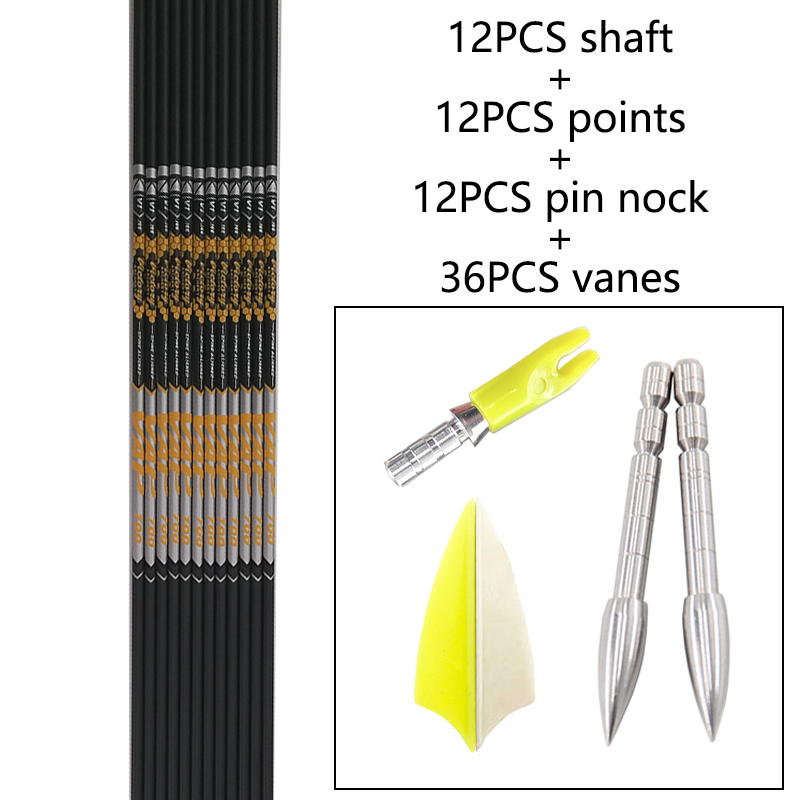 12pcs DIY Archery ID 4.2mm Spi - Arrow Carbon Shaft review and price