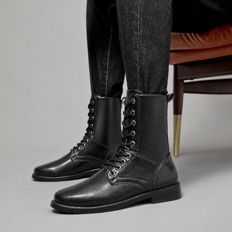 High-top Leather Boots Outdoor - Outdoor Hunting Boots For Men review and price