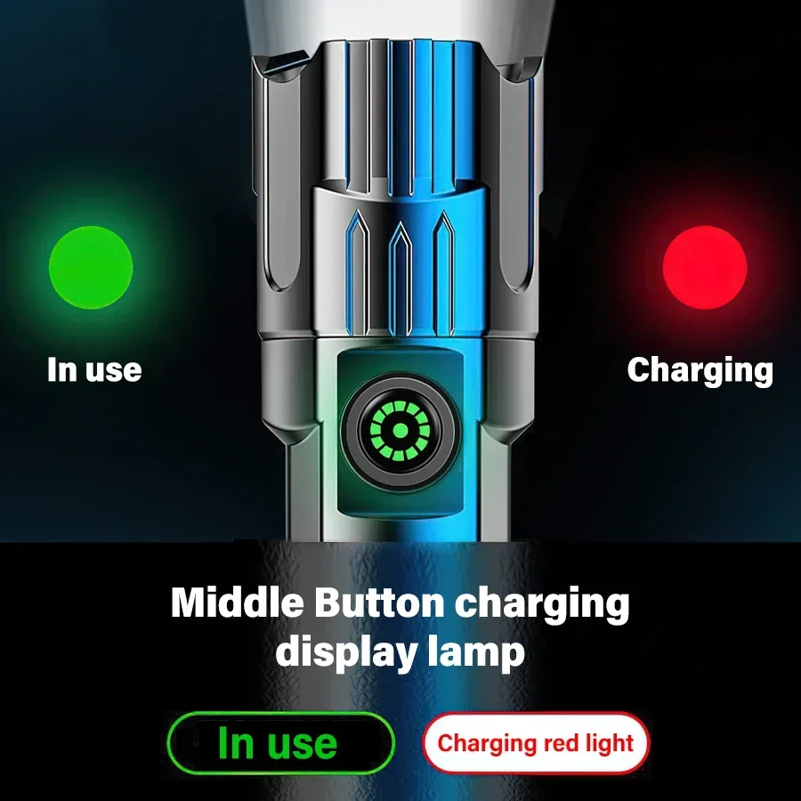 High Power LED Flashlight,USB  - Tactical Flashlight Rechargeable review and price