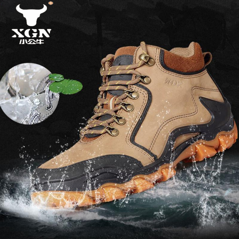 XGN Cowhide Outdoor Hiking sho - Outdoor Hunting Boots For Men review and price