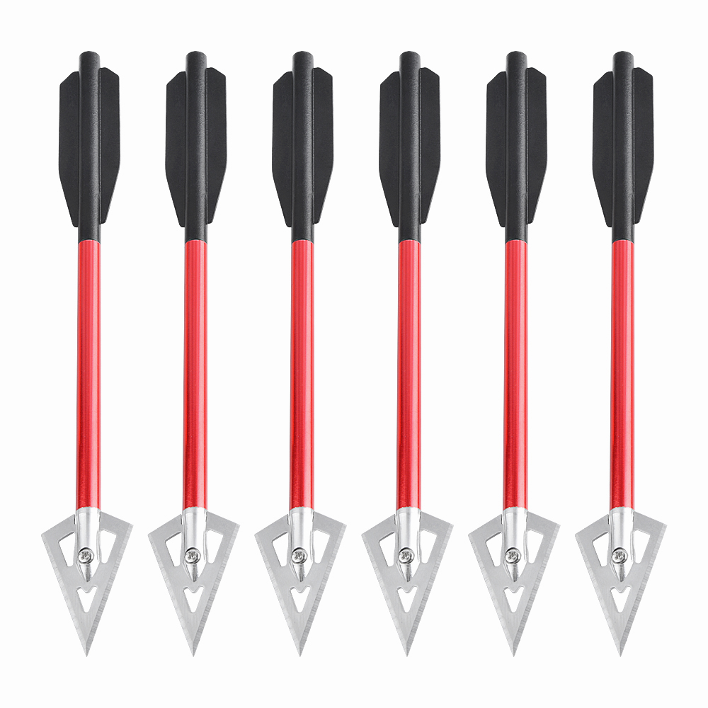 6/12pcs Short Arrow Aluminum C - Crossbow Bolt Broadhead review and price