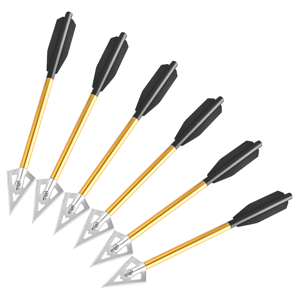 6/12pcs Short Arrow Aluminum C - Crossbow Bolt Broadhead review and price