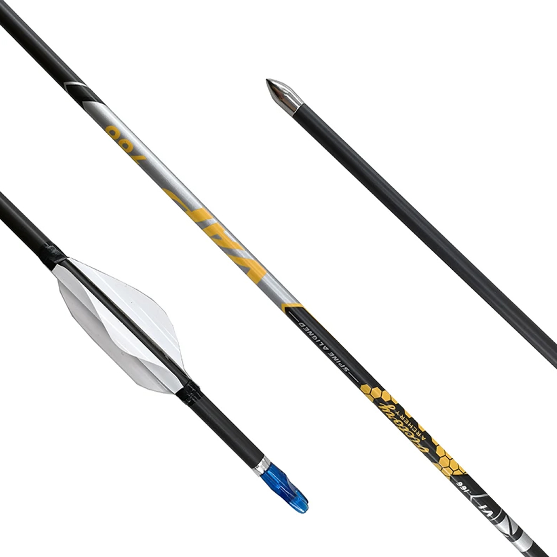 12PCS Carbon Arrows Sp350-1000 - Hunting Bow Compound review and price
