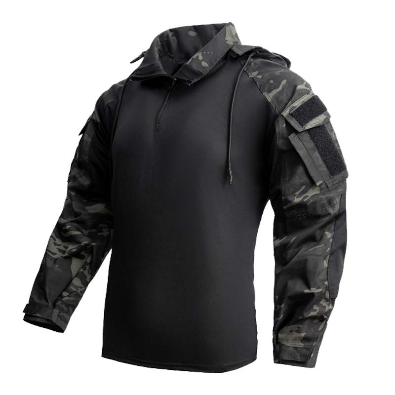 Men's T-shirts 1/4 Zip Long Sl - Outdoor Hunting T Shirts review and price