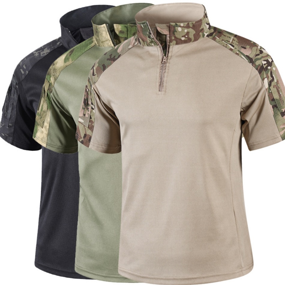 Camo Tactical Shirt Short Slee - Outdoor Hunting T Shirts review and price