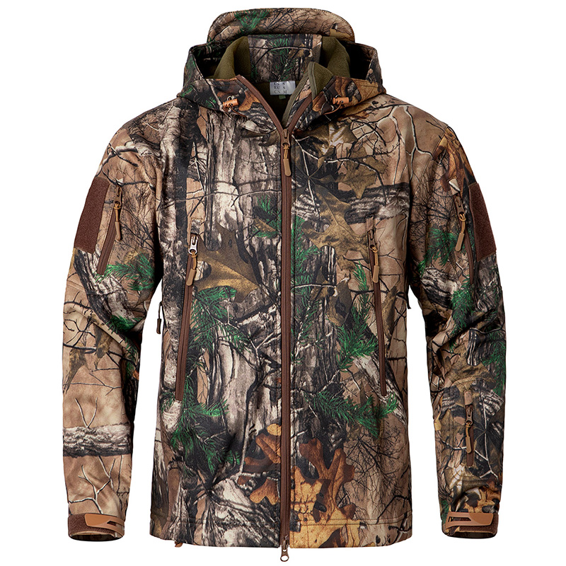 Men's Silent Soft Shell Camouf - Camouflage Hunting Jacket review and price