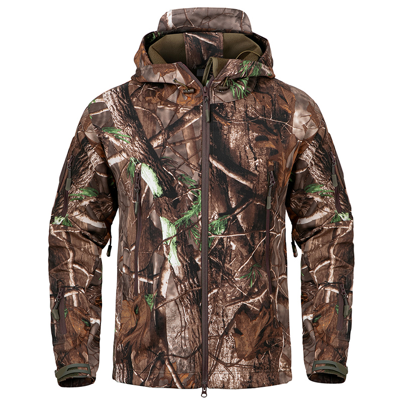 Men's Silent Soft Shell Camouf - Camouflage Hunting Jacket review and price