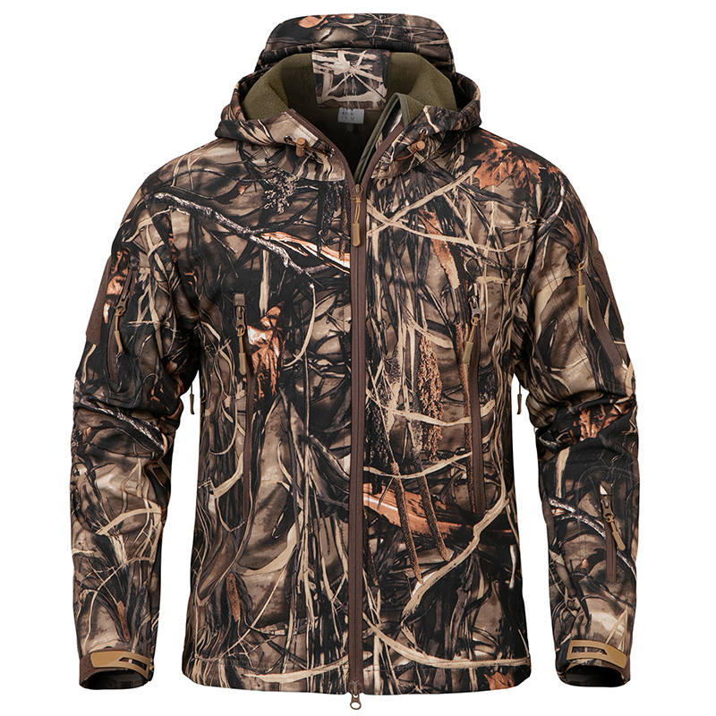 Men's Silent Soft Shell Camouf - Camouflage Hunting Jacket review and price