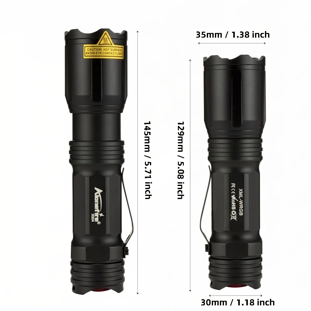 Zoom 4-Colour Light LED Flashl - Outdoor Hunting Photography review and price