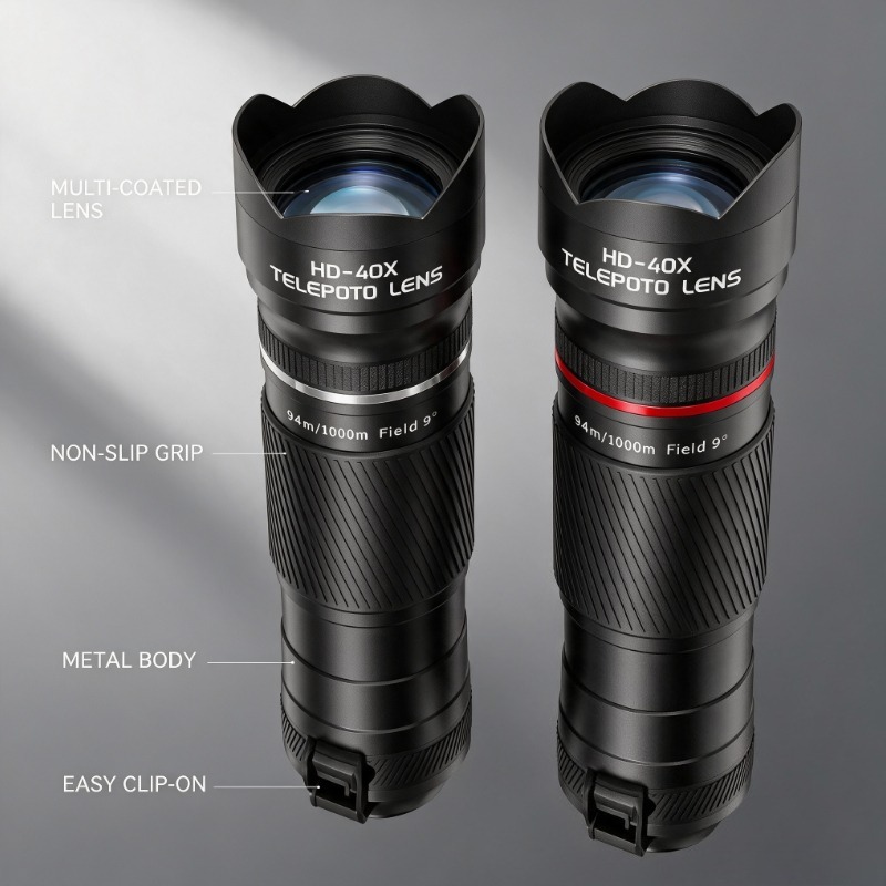 HD-40X Telephoto Lens for Smar - Outdoor Hunting Photography review and price