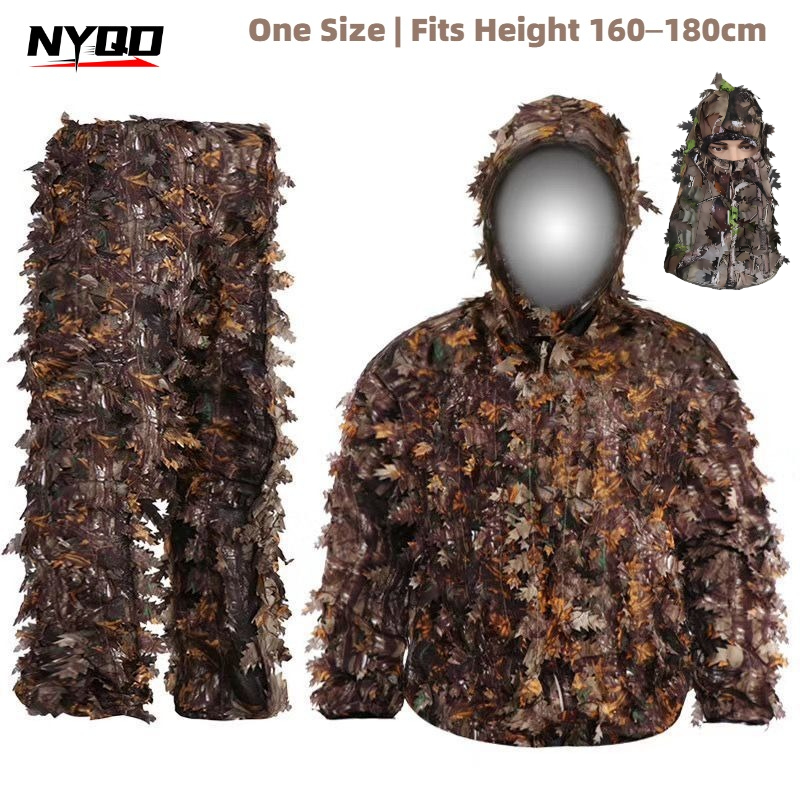 3D Leaf Ghillie Suit Hunting C - Ghillie Suit Woodland review and price