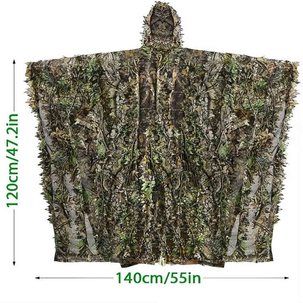 Camouflage Ghillie Poncho 3D L - Ghillie Suit Woodland review and price