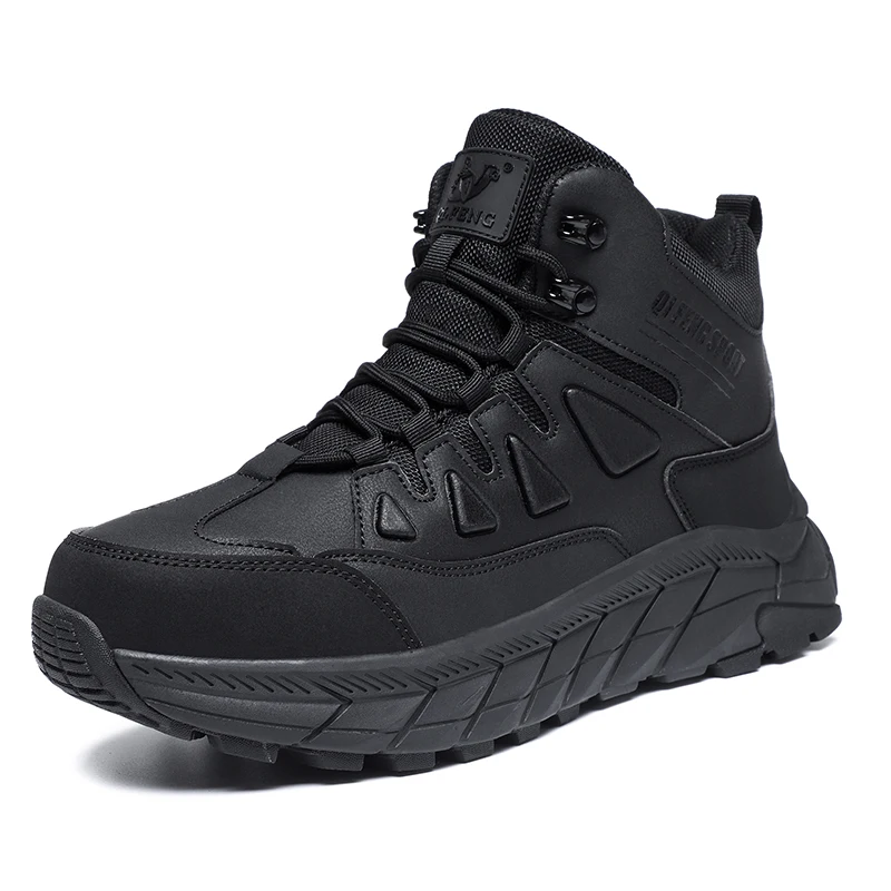 Large Size 48 Leather Hiking B - Outdoor Hunting Boots For Men review and price