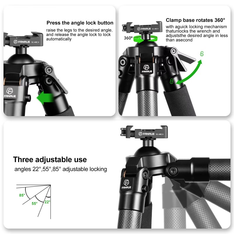 Outdoor Carbon Fiber Tripod Hi - Outdoor Hunting Photography review and price