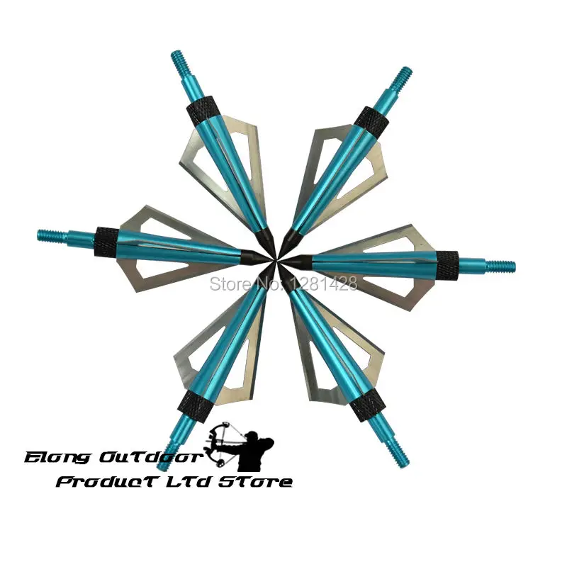 12Pcs Blue 125 Grain Broadhead - Crossbow Bolt Broadhead review and price