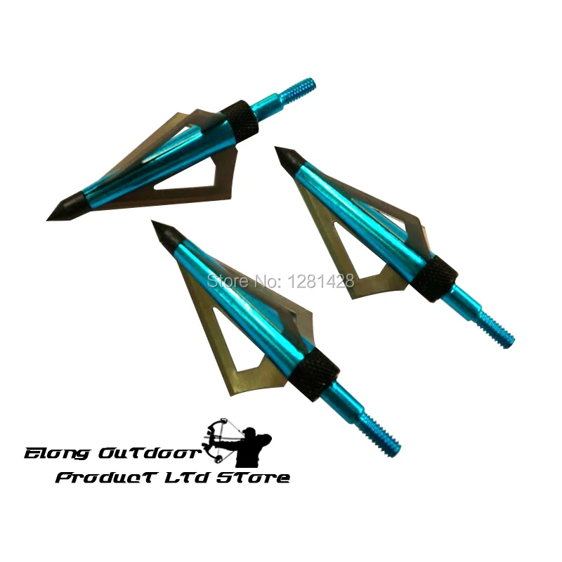 12Pcs Blue 125 Grain Broadhead - Crossbow Bolt Broadhead review and price