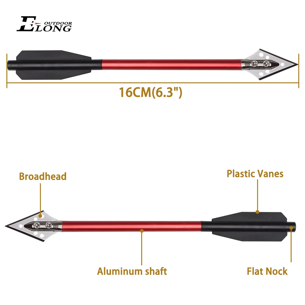 3PCS Aluminium Crossbow Bolts  - Crossbow Bolt Broadhead review and price