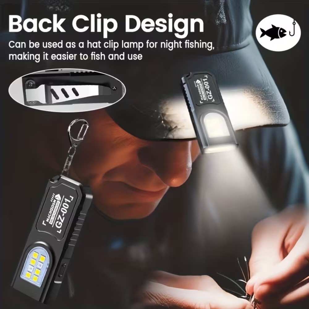 Mini COB LED Keychain Flashlig - Tactical Flashlight Rechargeable review and price